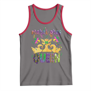 Mardi Gras Queen Carnival New Orleans Tank Top TS09 Deep Heather Red Print Your Wear