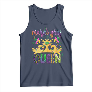 Mardi Gras Queen Carnival New Orleans Tank Top TS09 Navy Print Your Wear