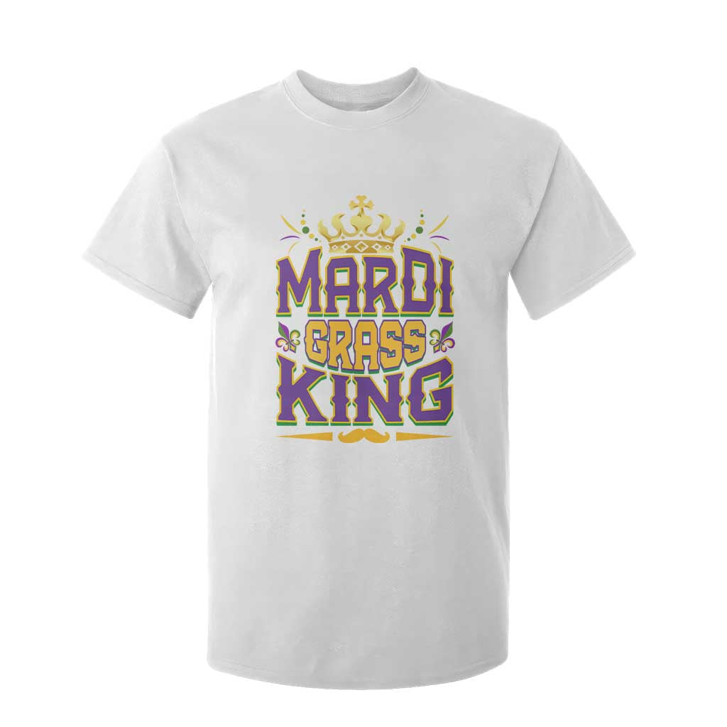 Mardi Gras King T Shirt For Kid Parade Party Fat Tuesday New Orleans TS09 White Print Your Wear
