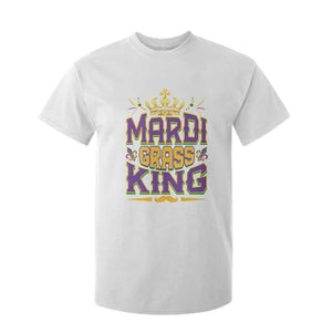 Mardi Gras King T Shirt For Kid Parade Party Fat Tuesday New Orleans TS09 White Print Your Wear