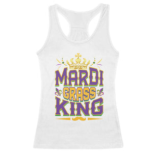 Mardi Gras King Racerback Tank Top Parade Party Fat Tuesday New Orleans TS09 White Print Your Wear
