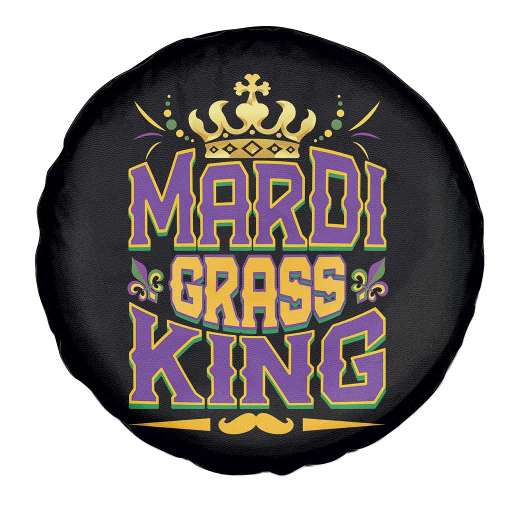 Mardi Gras King Spare Tire Cover Parade Party Fat Tuesday New Orleans TS09 Print Your Wear