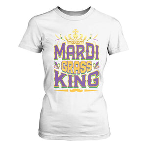 Mardi Gras King T Shirt For Women Parade Party Fat Tuesday New Orleans TS09 White Print Your Wear