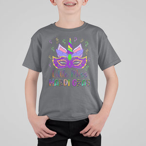 Mardi Gras T Shirt For Kid Little Miss Unicorn Cute Girl Women TS09 Charcoal Printyourwear