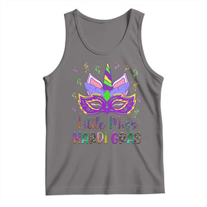 Mardi Gras Tank Top Little Miss Unicorn Cute Girl Women TS09 Deep Heather Print Your Wear