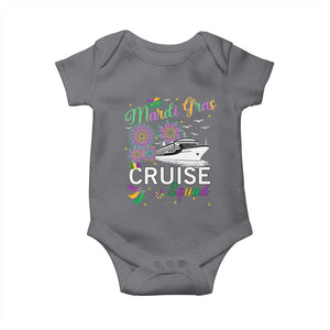 Mardi Gras Baby Onesie Cruise Squad Matching Group Family Vacation TS09 Charcoal Print Your Wear