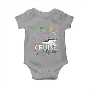 Mardi Gras Baby Onesie Cruise Squad Matching Group Family Vacation TS09 Sport Gray Print Your Wear