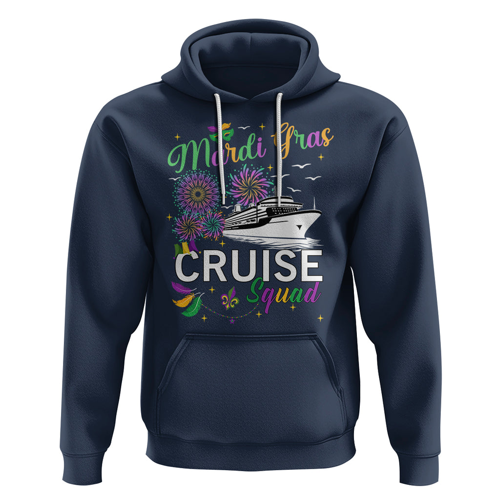 Mardi Gras Hoodie Cruise Squad Matching Group Family Vacation TS09 Navy Printyourwear