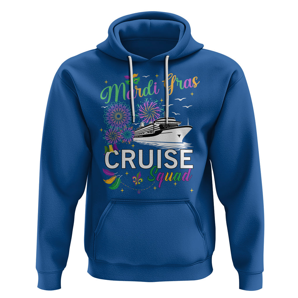 Mardi Gras Hoodie Cruise Squad Matching Group Family Vacation TS09 Royal Blue Printyourwear