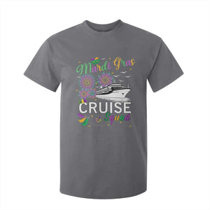 Mardi Gras T Shirt For Kid Cruise Squad Matching Group Family Vacation TS09 Charcoal Print Your Wear