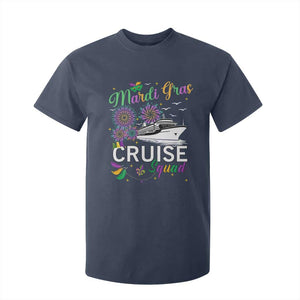 Mardi Gras T Shirt For Kid Cruise Squad Matching Group Family Vacation TS09 Navy Print Your Wear