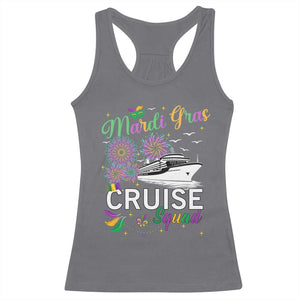 Mardi Gras Racerback Tank Top Cruise Squad Matching Group Family Vacation TS09 Charcoal Print Your Wear
