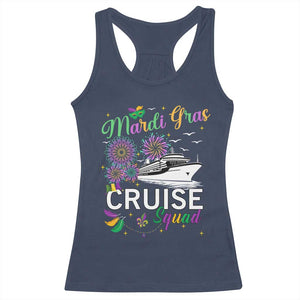Mardi Gras Racerback Tank Top Cruise Squad Matching Group Family Vacation TS09 Navy Print Your Wear