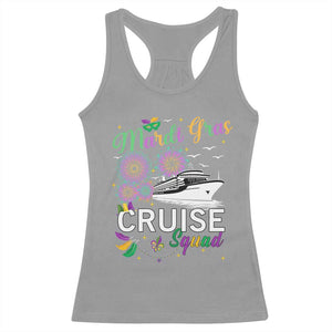 Mardi Gras Racerback Tank Top Cruise Squad Matching Group Family Vacation TS09 Sport Gray Print Your Wear