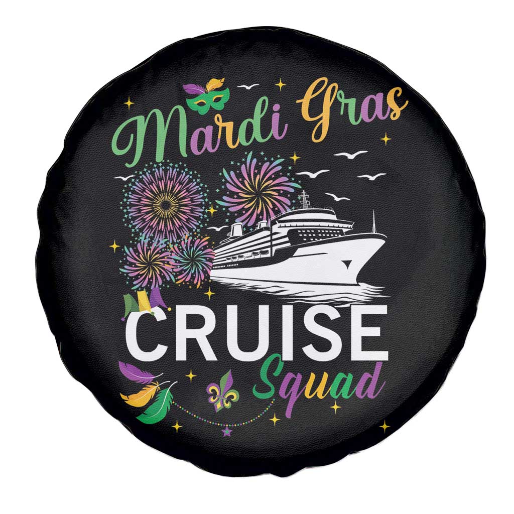 Mardi Gras Spare Tire Cover Cruise Squad Matching Group Family Vacation TS09 Print Your Wear