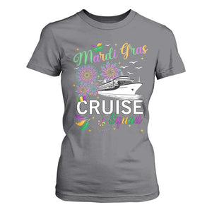 Mardi Gras T Shirt For Women Cruise Squad Matching Group Family Vacation TS09 Charcoal Print Your Wear