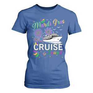 Mardi Gras T Shirt For Women Cruise Squad Matching Group Family Vacation TS09 Royal Blue Print Your Wear