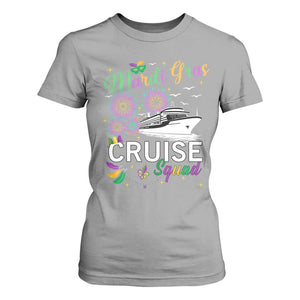 Mardi Gras T Shirt For Women Cruise Squad Matching Group Family Vacation TS09 Sport Gray Print Your Wear