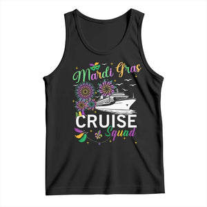 Mardi Gras Tank Top Cruise Squad Matching Group Family Vacation TS09 Black Print Your Wear