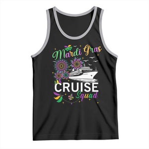 Mardi Gras Tank Top Cruise Squad Matching Group Family Vacation TS09 Black Athletic Heather Print Your Wear