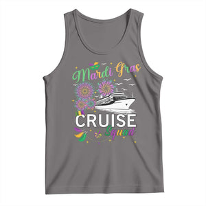 Mardi Gras Tank Top Cruise Squad Matching Group Family Vacation TS09 Deep Heather Print Your Wear