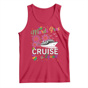 Mardi Gras Tank Top Cruise Squad Matching Group Family Vacation TS09 Red Print Your Wear