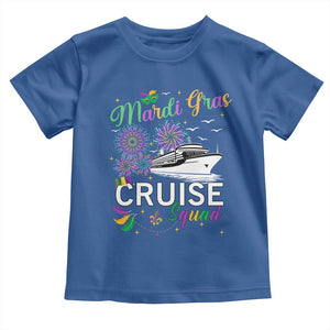 Mardi Gras Toddler T Shirt Cruise Squad Matching Group Family Vacation TS09 Royal Blue Print Your Wear
