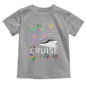 Mardi Gras Toddler T Shirt Cruise Squad Matching Group Family Vacation TS09 Sport Gray Print Your Wear