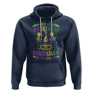 Funny It's My Mardi Gras Birthday Y'all Hoodie TS09 Navy Printyourwear