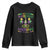 Funny It's My Mardi Gras Birthday Y'all Youth Sweatshirt TS09 Black Print Your Wear