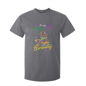 It's My Mardi Gras Birthday Y'all Funny T Shirt For Kid TS09 Charcoal Print Your Wear