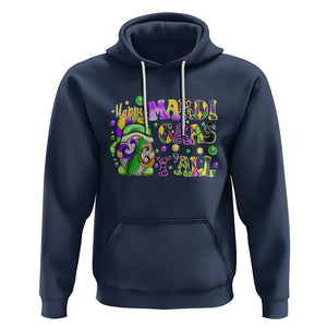 Happy Mardi Gras Y'all Cute Gnome Fat Tuesday Hoodie TS09 Navy Printyourwear