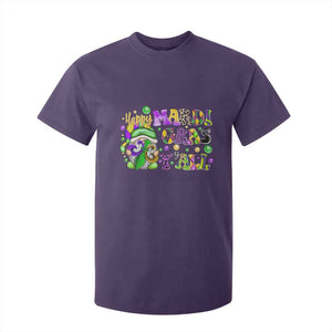 Happy Mardi Gras Y'all Cute Gnome Fat Tuesday T Shirt For Kid TS09 Purple Print Your Wear