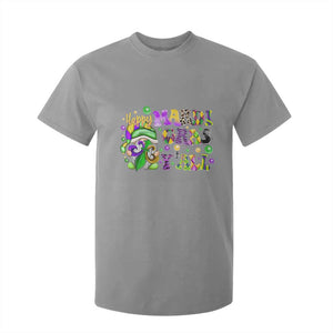 Happy Mardi Gras Y'all Cute Gnome Fat Tuesday T Shirt For Kid TS09 Sport Gray Print Your Wear