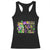 Happy Mardi Gras Y'all Cute Gnome Fat Tuesday Racerback Tank Top TS09 Black Print Your Wear