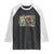 Happy Mardi Gras Y'all Cute Gnome Fat Tuesday Raglan Shirt TS09 Black White Print Your Wear