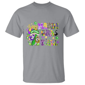 Happy Mardi Gras Y'all Cute Gnome Fat Tuesday T Shirt TS09 Sport Gray Printyourwear