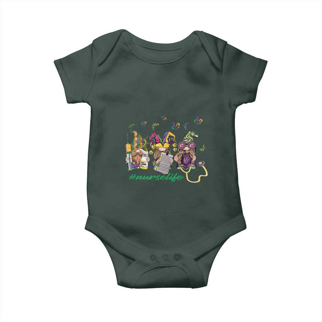 Mardi Gras Baby Onesie Jester Gnomes Nurse RN ICU NICU ER Scrub TS09 Print Your Wear