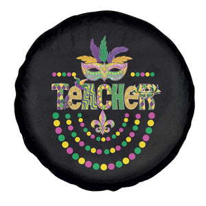 Mardi Gras Teacher Fat Tuesday New Orleans Spare Tire Cover TS09 Print Your Wear