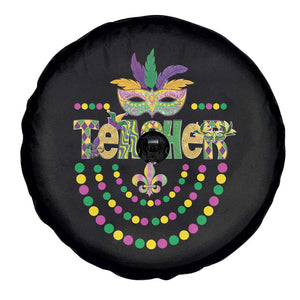 Mardi Gras Teacher Fat Tuesday New Orleans Spare Tire Cover TS09 Print Your Wear