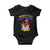 Mardi Gras Baby Onesie Who's Your Crawdaddy Funny Crawfish Jester Beads TS09 Black Print Your Wear