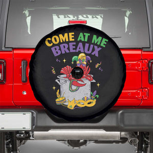 Mardi Gras Spare Tire Cover Come At Me Breaux Funny Crawfish Beads TS09 Black Print Your Wear