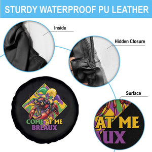 Funny Mardi Gras Spare Tire Cover Come At Me Breaux Crawfish Beads TS09 Print Your Wear
