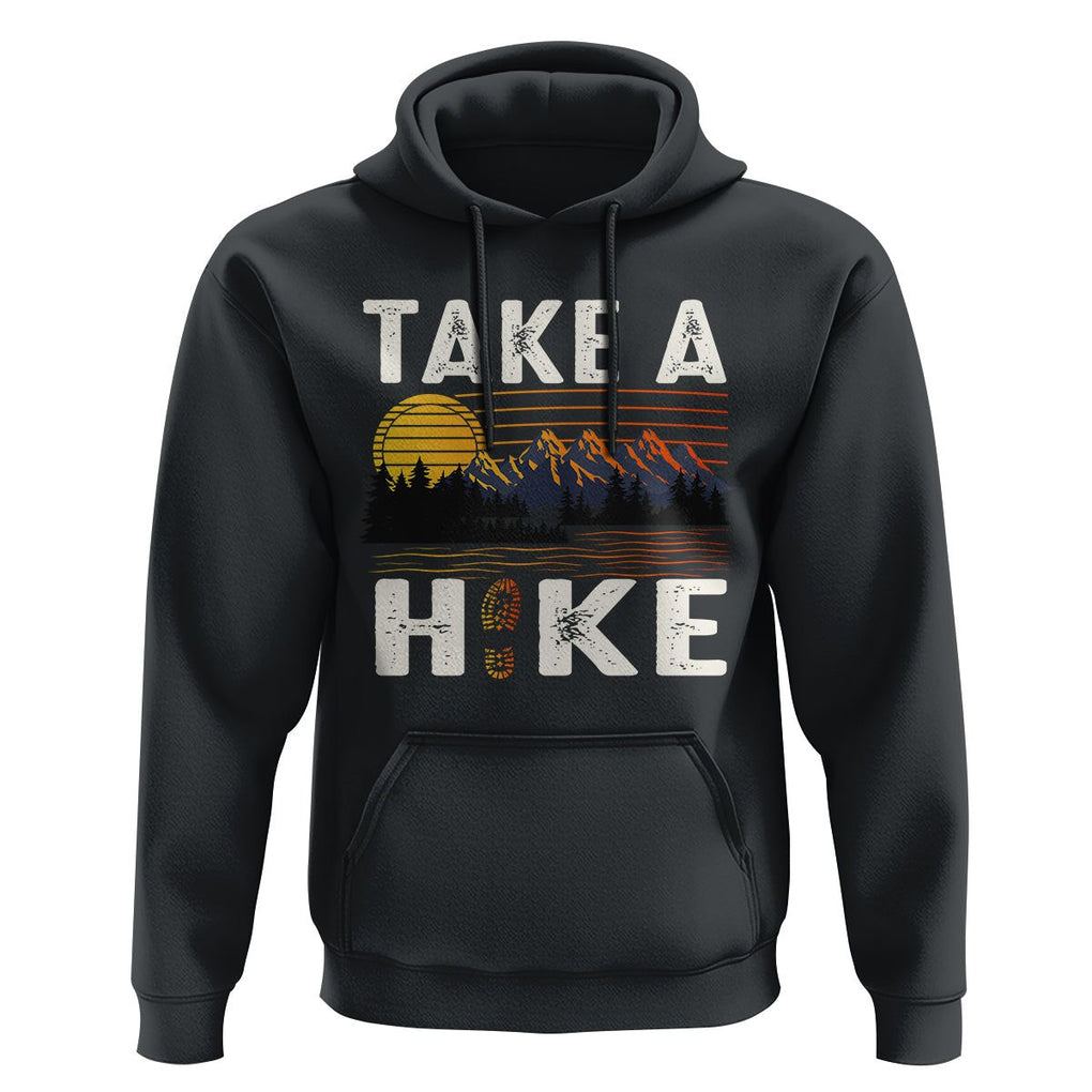 Hiking Lover Hoodie Take A Hike Outdoor Nature Camping TS09 Black Printyourwear