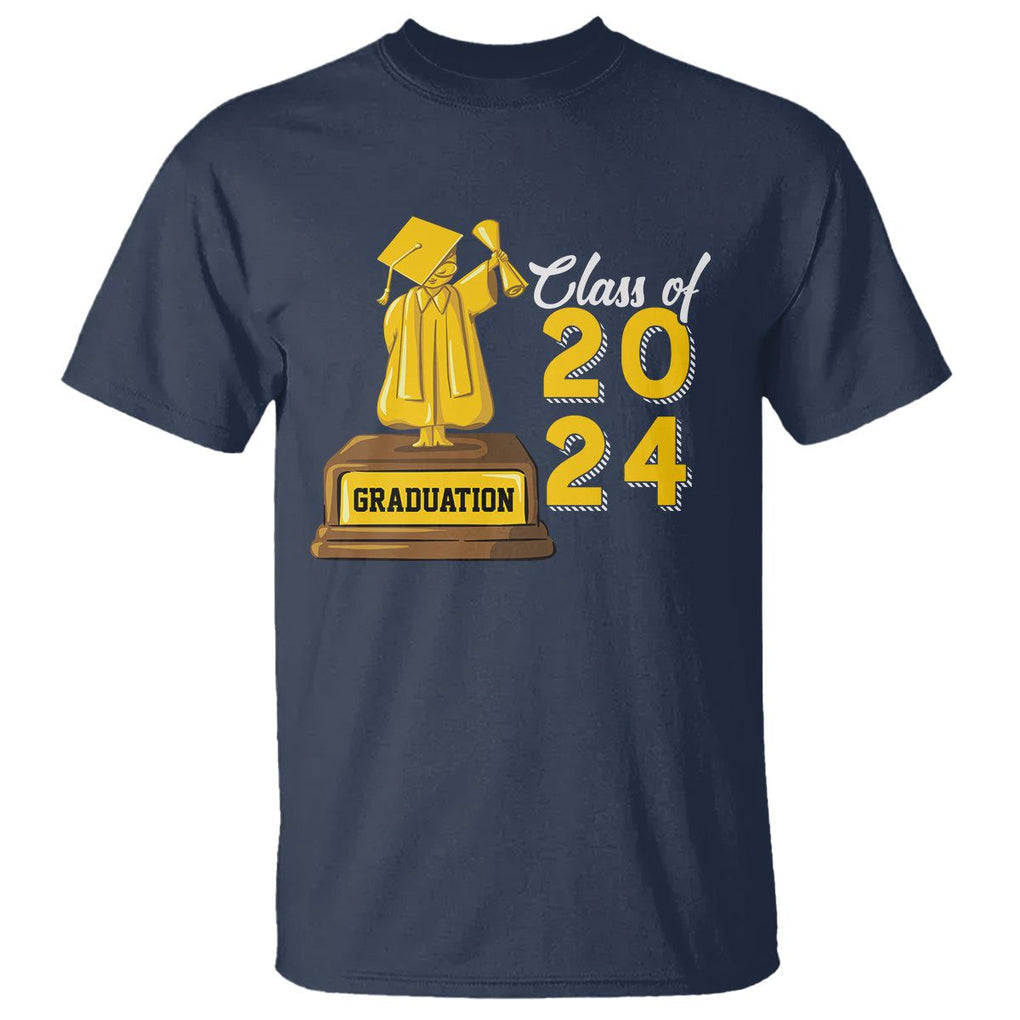 Graduation T Shirt Done Class Of 2024 Bachelors Degree TS09 Navy Print Your Wear