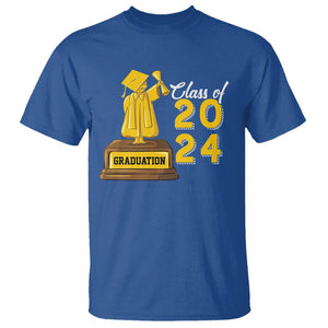 Graduation T Shirt Done Class Of 2024 Bachelors Degree TS09 Royal Blue Print Your Wear