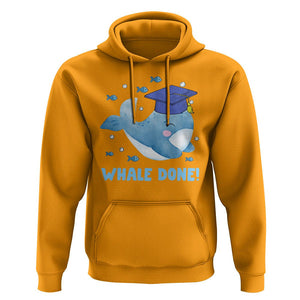Graduation Hoodie Whale Done Congratulation Graduated Graduating TS09 Gold Print Your Wear