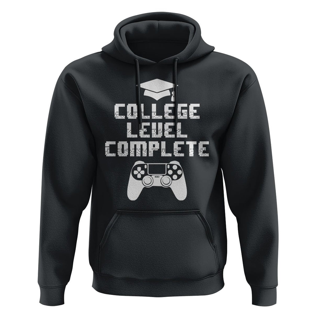 Graduation Gamer Hoodie College Level Complete Video Game Player Lover TS09 Black Print Your Wear