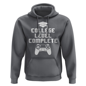 Graduation Gamer Hoodie College Level Complete Video Game Player Lover TS09 Charcoal Print Your Wear