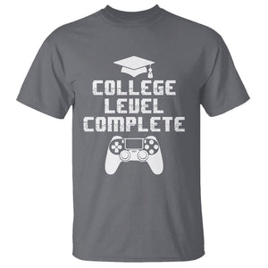 Graduation Gamer T Shirt College Level Complete Video Game Player Lover TS09 Charcoal Print Your Wear